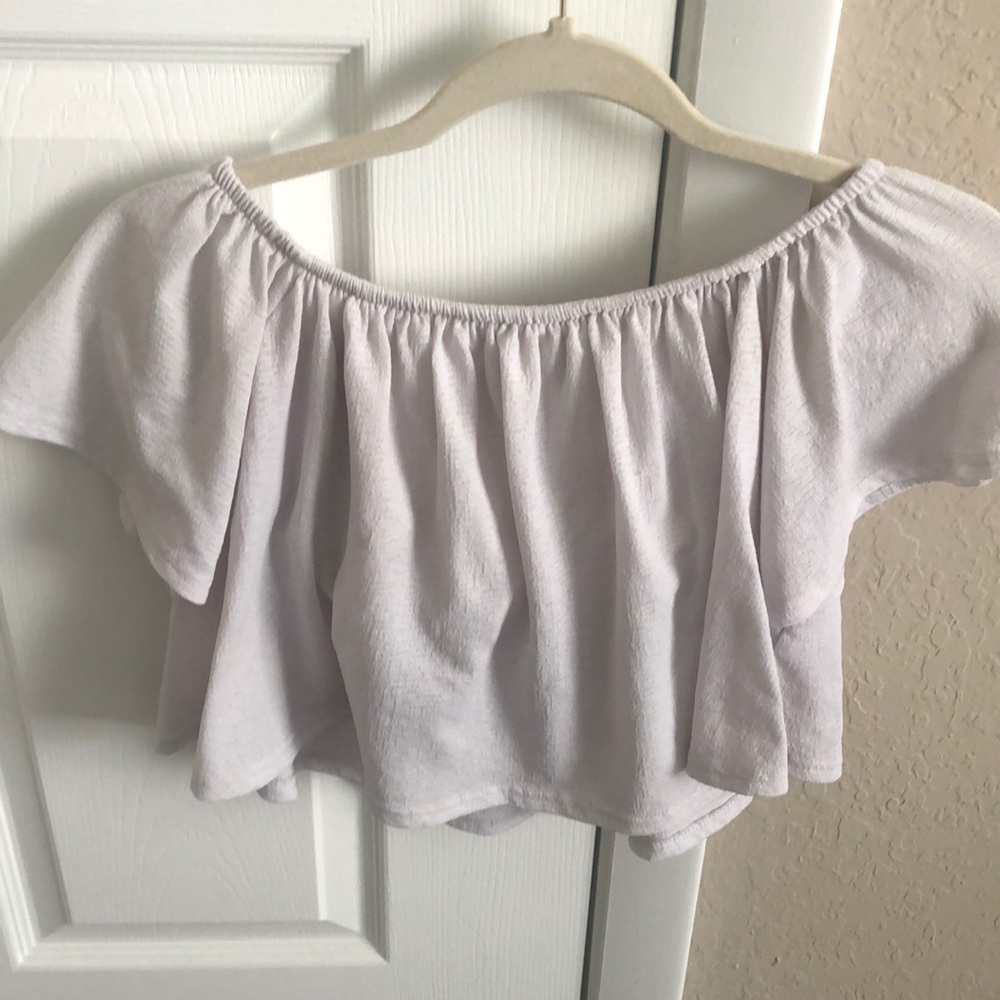 Primark off the shoulder white top